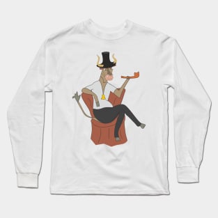 Resting bull Long Sleeve T-Shirt